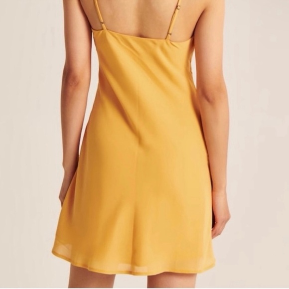 A&F Cinch Front Slip Mini Dress - Picture 4 of 5